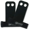 thumbnail image 1 of WOD Nation Barbell Gymnastics Grips for Pull-up Training - Black, Large - Leather Pull-Up Palm Grips & Kettlebell Hand Protector for Barbells, 1 of 7