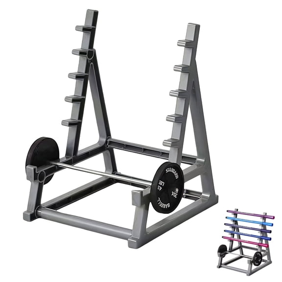 Barbell Rack Pen Holder, Squat Rack Pen Holder for Fitness Enthusiasts and Weightlifting Fans, Gym Theme Decorations Gift, Fun Desk Accessories (As Shown)