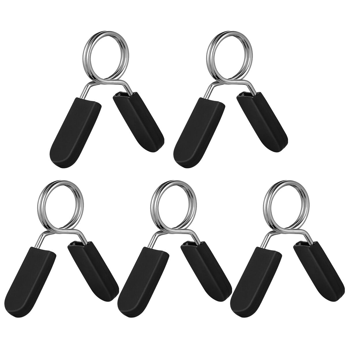 Barbell Spring Clip Collar 5Pcs 24mm Dumbbell Barbell Clamps Spring Clip Collars for