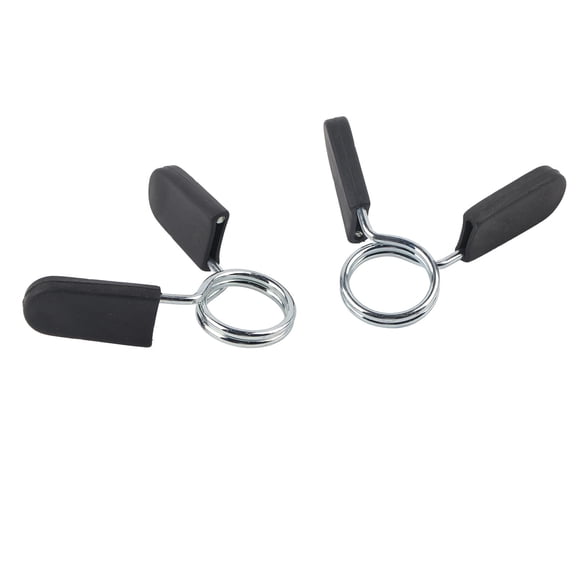 Barbell Spring Lock Clamp, Clamp Slide Prevention Rubber Grip Wide Applicability Simple Operation Long Service Life for Home Equipment