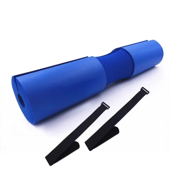Barbell Squat Shoulder Pad High Density Foam Pad with Straps for Hip Thrust Weightlifting Workout Use