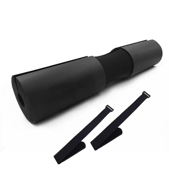 Barbell Squat Shoulder Pad High Density Foam Pad with Straps for Hip Thrust Weightlifting Workout Use