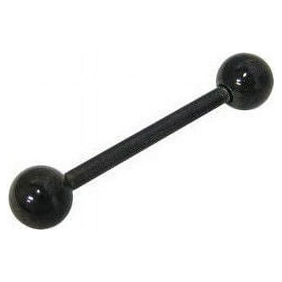 Barbell Tongue Ring Black Titanium (15mm)