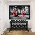thumbnail image 1 of Barbell Wall Art, Workout Poster, Motivational Wall Decor, Bold Fitness Art Poster, Gym Artwork, Ready To Hang Gift, Unframed Poster Size 8x12, 1 of 4