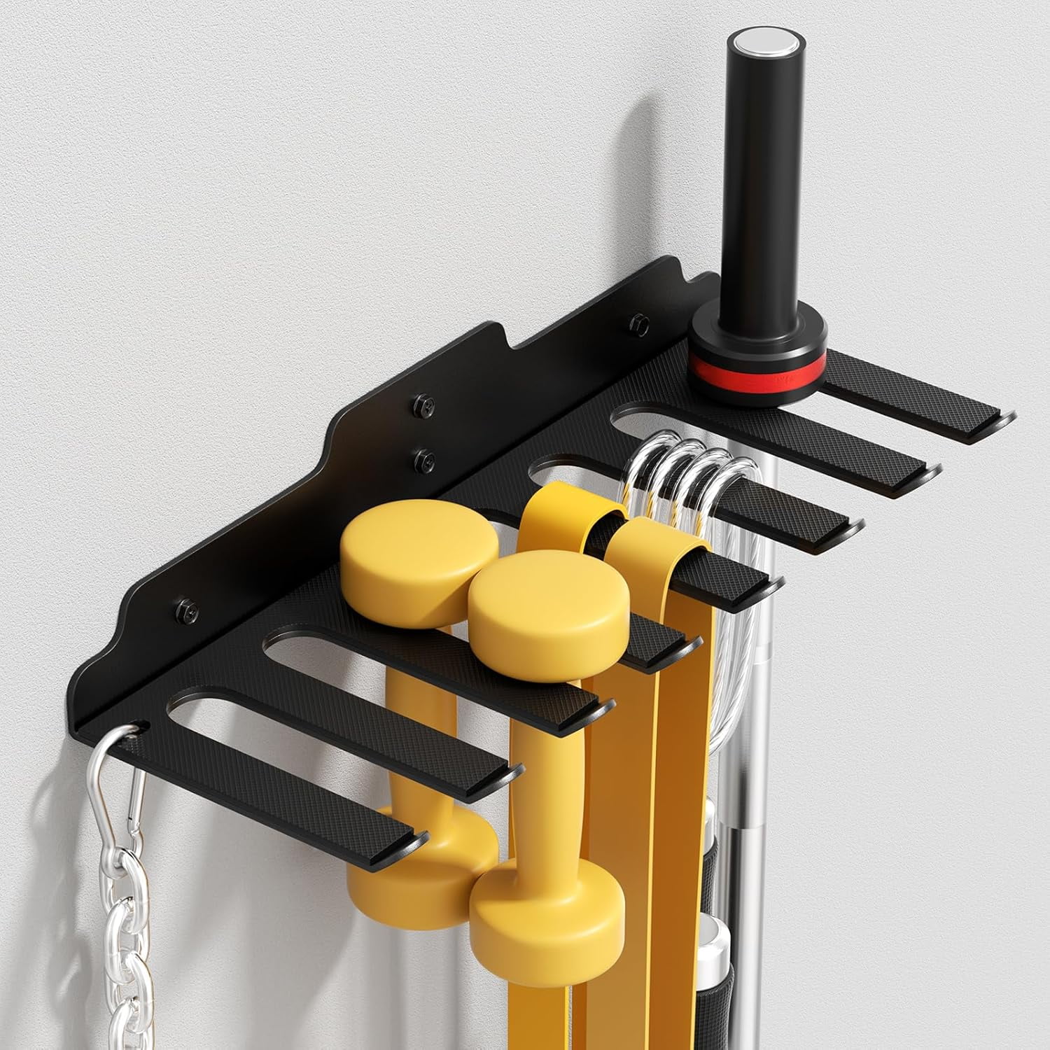 Barbell Wall Holder,Single Barbell wall Mount Hanger,Garage Gym Bar ...