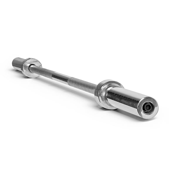 CAP Barbell Solid Steel Olympic Weight Lifting Bar, 5 ft., Chrome (Fits 2-Inch Weight Plates)