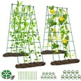 Barbella Foldable Cucumber Trellis, 2 Pack AFrame Trellis Outdoor