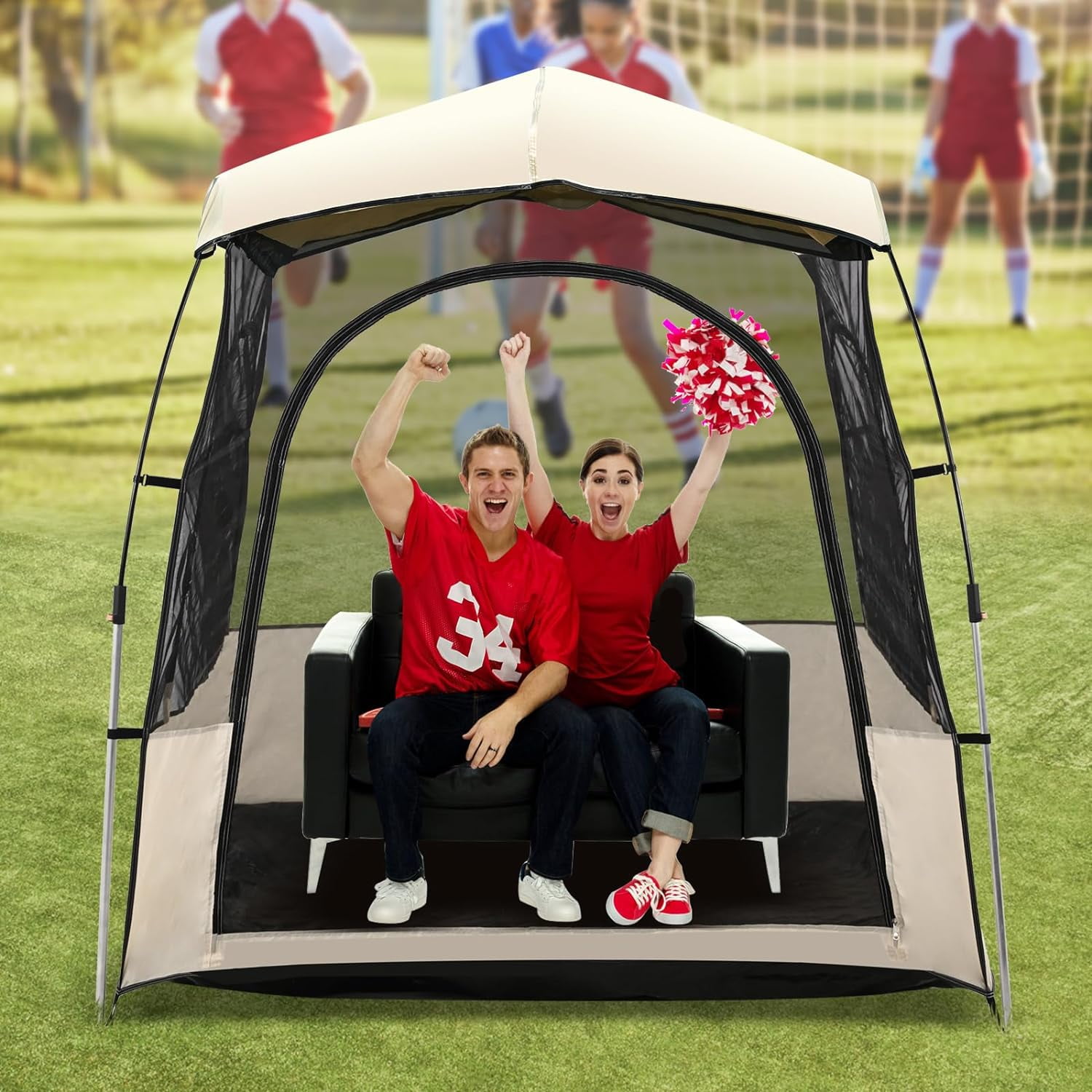 Barbella Sports Tent Camping Tent, Instant PopUp Tent Shelter Weather