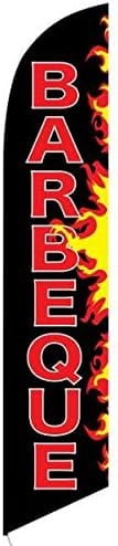 Barbeque BBQ Feather Banner Swooper Flag, Replacement Flag - Walmart.com