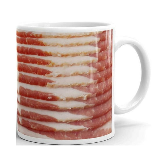 Barbeque Bacon Wrapped for Chef Bacon Lover Coffee Tea Ceramic Mug Office Work Cup Gift 11 oz