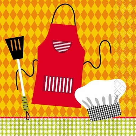 Barbeque Cookout Lunch Napkins Party Accessory