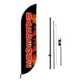 thumbnail image 1 of Barbeque Feather Flag(11.5feetX2.5feet) by DreamController | Outdoor Business Advertising Tall Flag | Weather-Resistant Knitted Swooper Flag | Made in USA | HD Print (Flag Only), 1 of 6