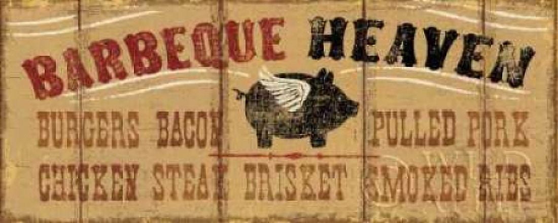 Barbeque Heaven Canvas Art - Pela Studio (10 x 20)