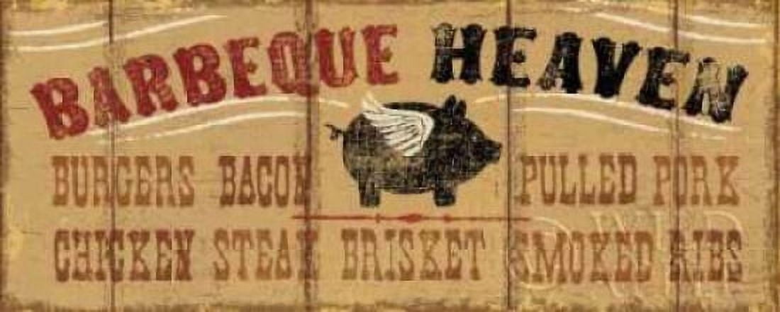 Barbeque Heaven Canvas Art - Pela Studio (24 x 48)