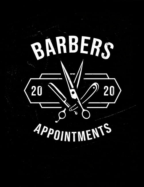 Barber Appointment Book 2020 Barber Shop appointment book. Month to