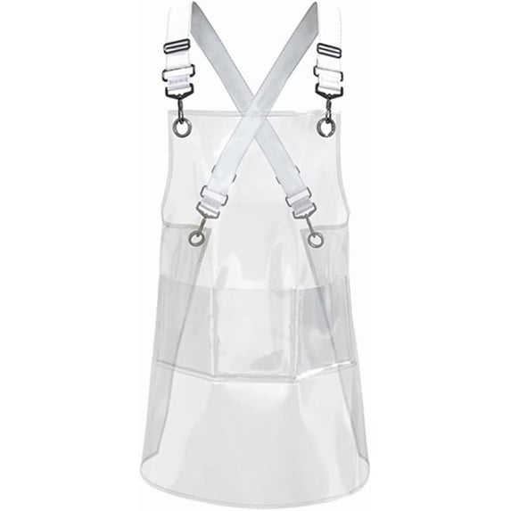 Gardening and Work Apron with Adjustable Cross-Back Design