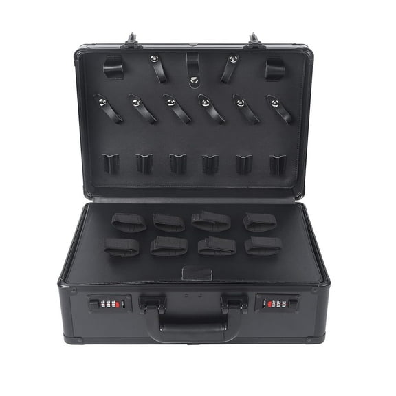 Barber Carrying Case Barber Case, Stylist Tool Box Professional Salon Hair Cutting Grooming Kit Storage Organizer for Clippers, Scissors, Barber Supplies (G)