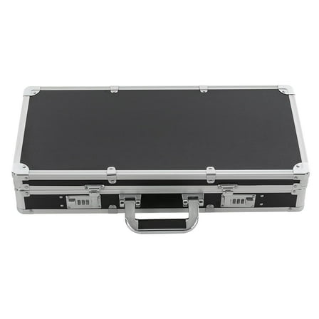 Barber Carrying Case, Stylist Tool Box Professional Salon Hair Cutting Grooming Kit Storage Organizer With Adjustable Shoulder Strap for Clippers, , Barber Supplies (Sliver)