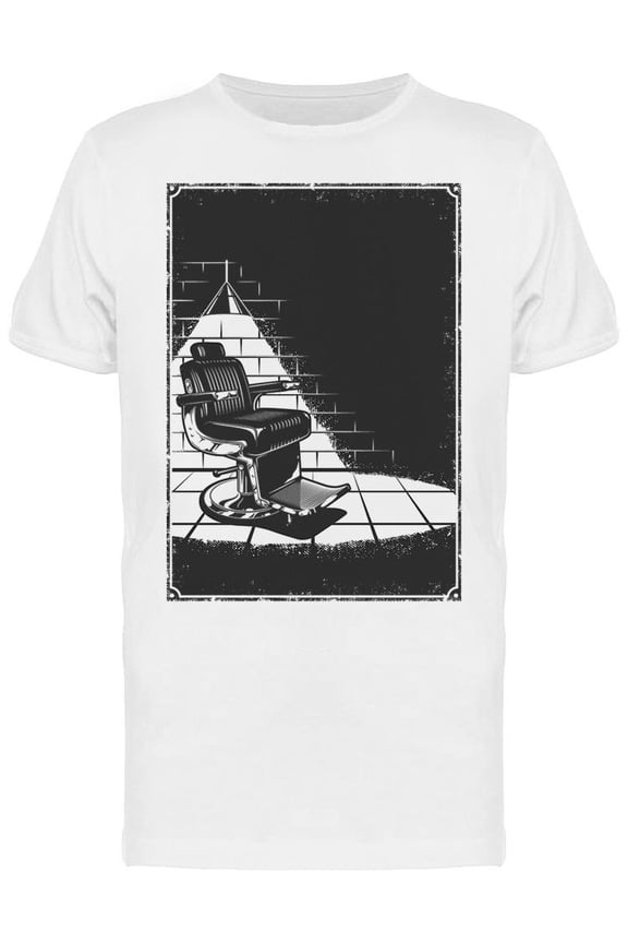 Barber Chair, And A Lamp T-Shirt Men -Image by Shutterstock, Male Small