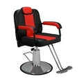 thumbnail image 1 of Barber Chair Black & Red, 1 of 13