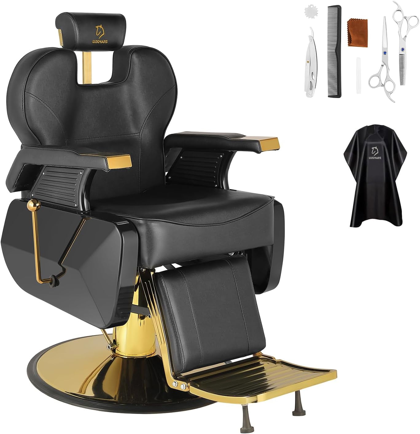 Barber Chair Hydraulic Reclining Salon Chair Styling Chair Hair Chair