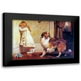 thumbnail image 1 of Barber, Charles Burton 24x17 Black Modern Framed Museum Art Print Titled - A Special Pleader, 1 of 5