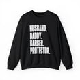thumbnail image 1 of Barber Dad Fathers Day Birthday Ideas Sweatshirt, Gifts, Crewneck, 1 of 4