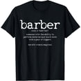thumbnail image 1 of Barber Definition Funny Hairstylist Barbershop Gift T-Shirt, 1 of 4