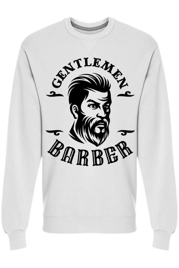 Barber, Gentlemen Sweatshirt Men -Image by Shutterstock, Male Small