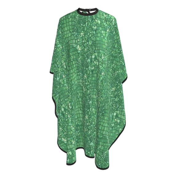 Barber Hair Cutting Cape Alligator Skin Green Texture Pattern Professional Salon Hairdressing Cape for Hairdresser 66 55