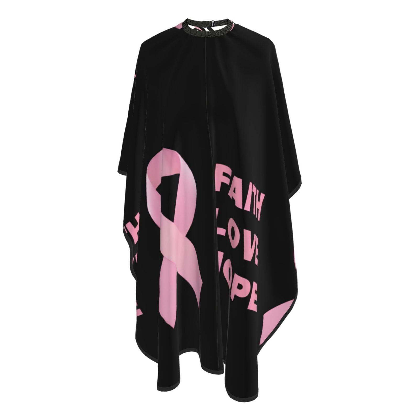 Barber Hair Cutting Cape Faith Love Hope Breast Cancer Ribbon ...