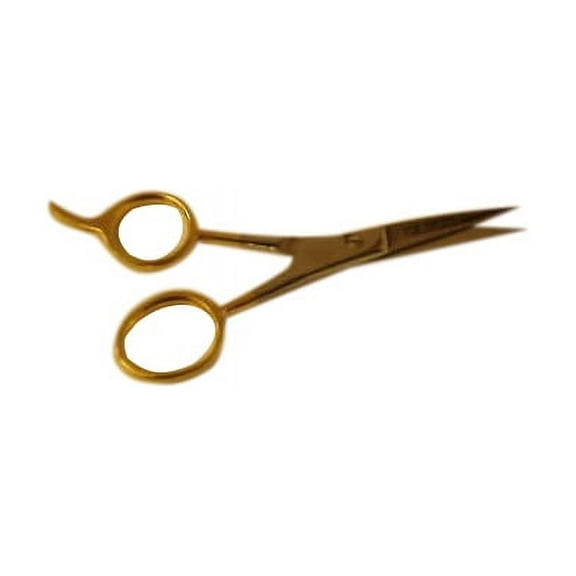Barber Hair Cutting Scissors 4.5 Gold Ice Tempered