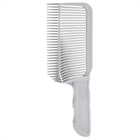 Barber Haircut Fade Comb with Curved Positioning and Ergonomic Gradient Design for Salon Styling