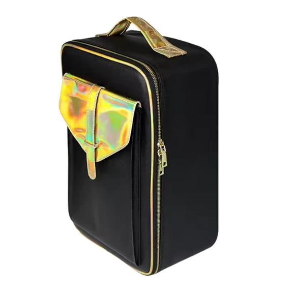 Barber Hairdressing Bag Hair Tools Travel Bag Hairdresser Cosmetology Bag PU Leather for Salon Professionals