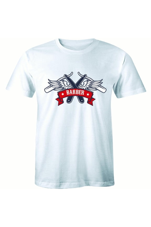 Barber Hairstyles Make You Look Good Funny Slogan Men's T-Shirt