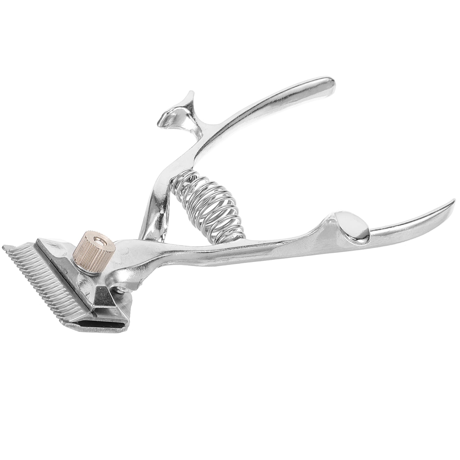 Hair Clipper Hair Clipper Shear Electric Clipper Rechargeable Fader Adult Professional Hair Clipper Electric Hair Trimmer (Color : Brown, Size並行輸入 Single Hand Hair Clipper Nickel Plated Steel 9.5\" Long Right Hand