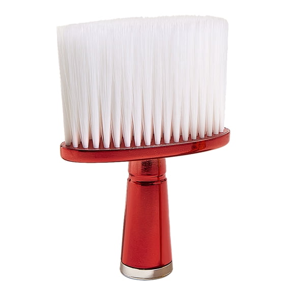 Barber Home Hair Cleaning Brush Soft Neck Duster Tool for Hair Cutting - Red