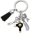 thumbnail image 1 of Barber Keychain Hair Stylist Keychain Hairdressing Key Holder Bag Backpack Pendant, 1 of 5
