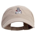 thumbnail image 1 of Barber Man Embroidered Garment Washed Adjustable Army Cap - Khaki OSFM, 1 of 5