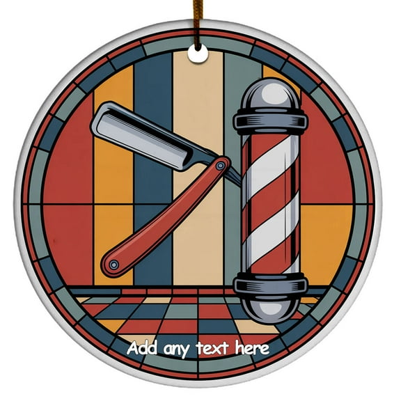 Barber Ornament Christmas 2025 Ornament Keepsake, Personalized Decoration and Gifts for Barber Lovers