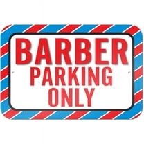 Barber Parking Only Sign