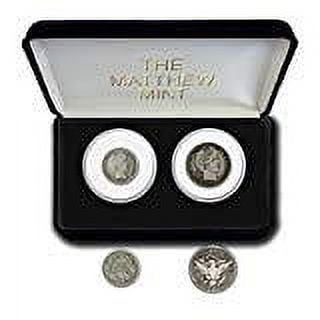 THE MATTHEW MINT Barber Quarter and Dime Coin Set