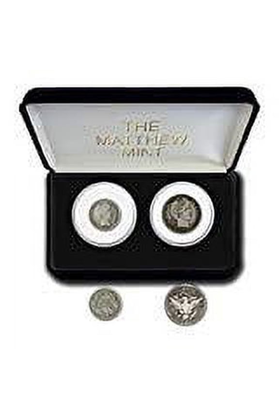 Barber Quarter and Dime Coin Set