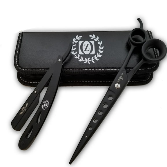 Barber Razor Tijeras Professional Barber Shears Wet Shave Cut Throat Clip Razor