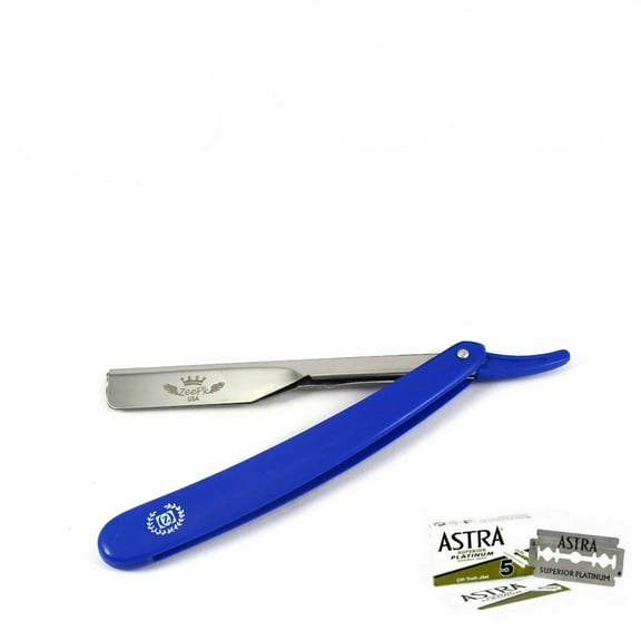 Barber Salon Cut Throat (Shavette) Straight Razor Rasoirs Rasoi & 5 Astra Blades