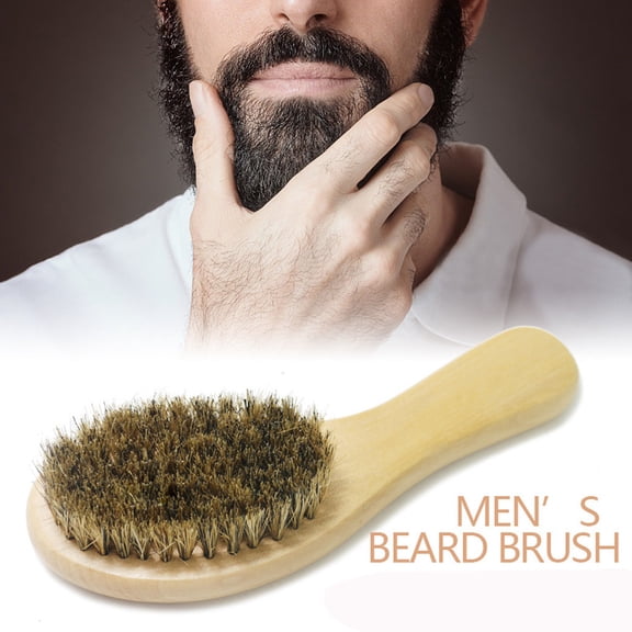 Barber Shaving Brush Tool Wood Hair Handle Natural Bristles Shave Men Brush84251
