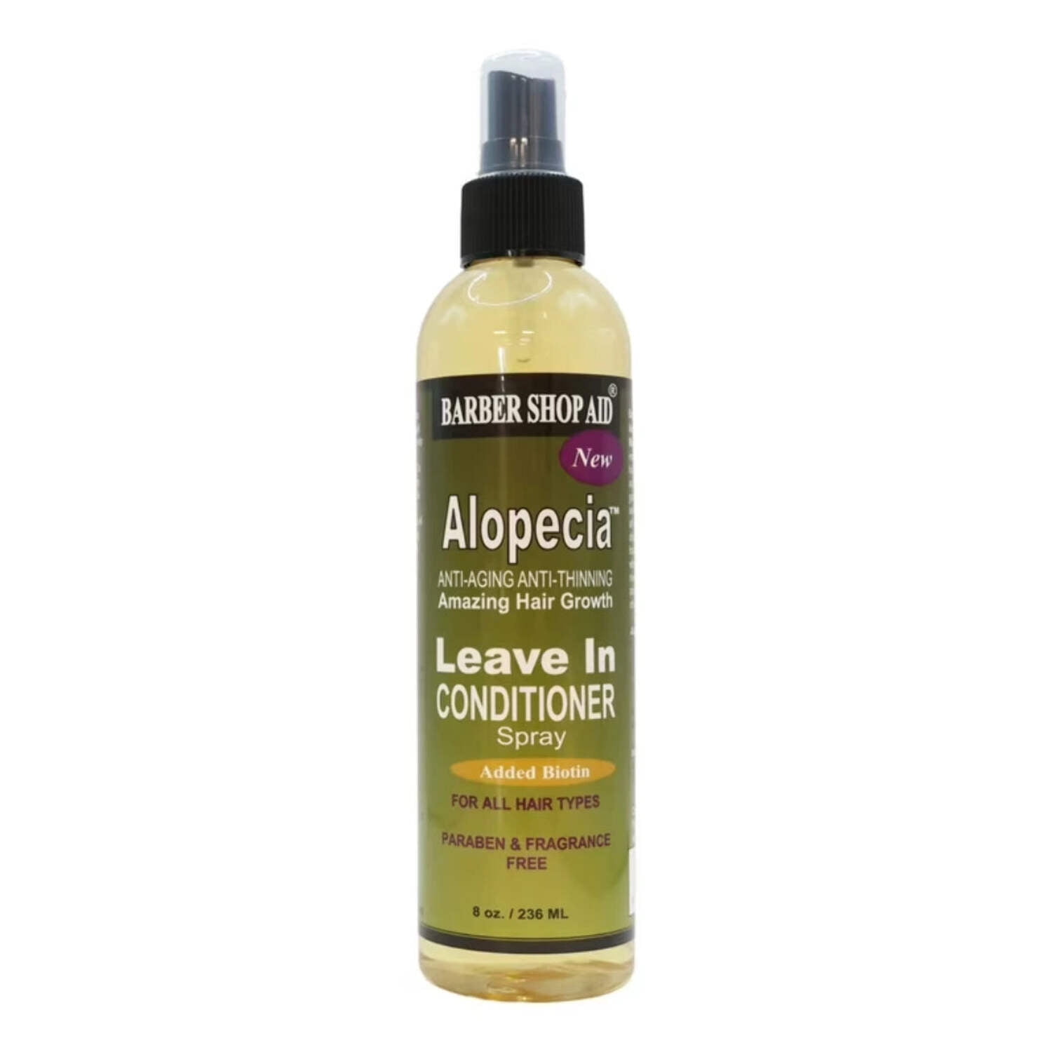 Barber Shop Aid Alopecia Leave-In Conditioner Spray, 8 Oz, Hair