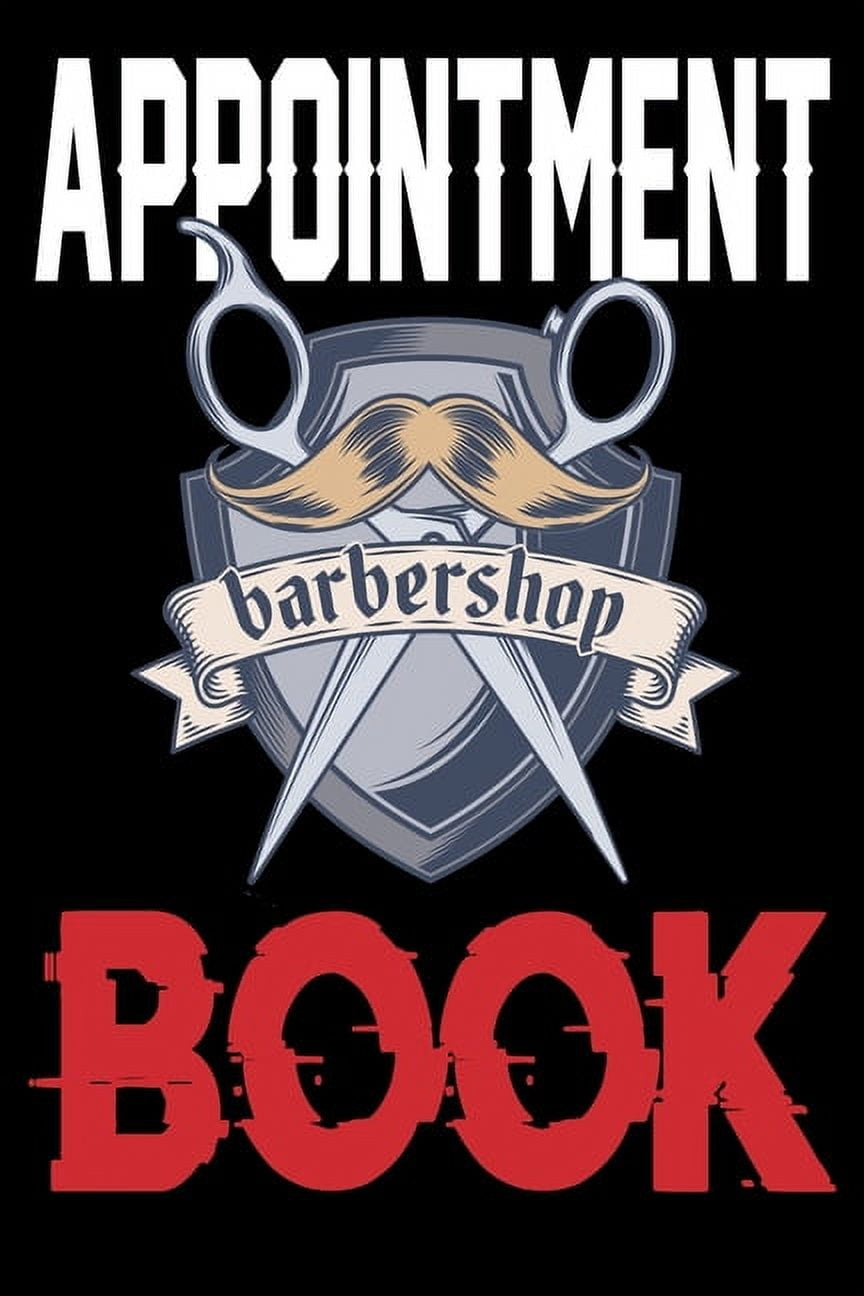 Barber Shop Appointment Book Undated 52 Weeks Monday To Sunday 8AM to