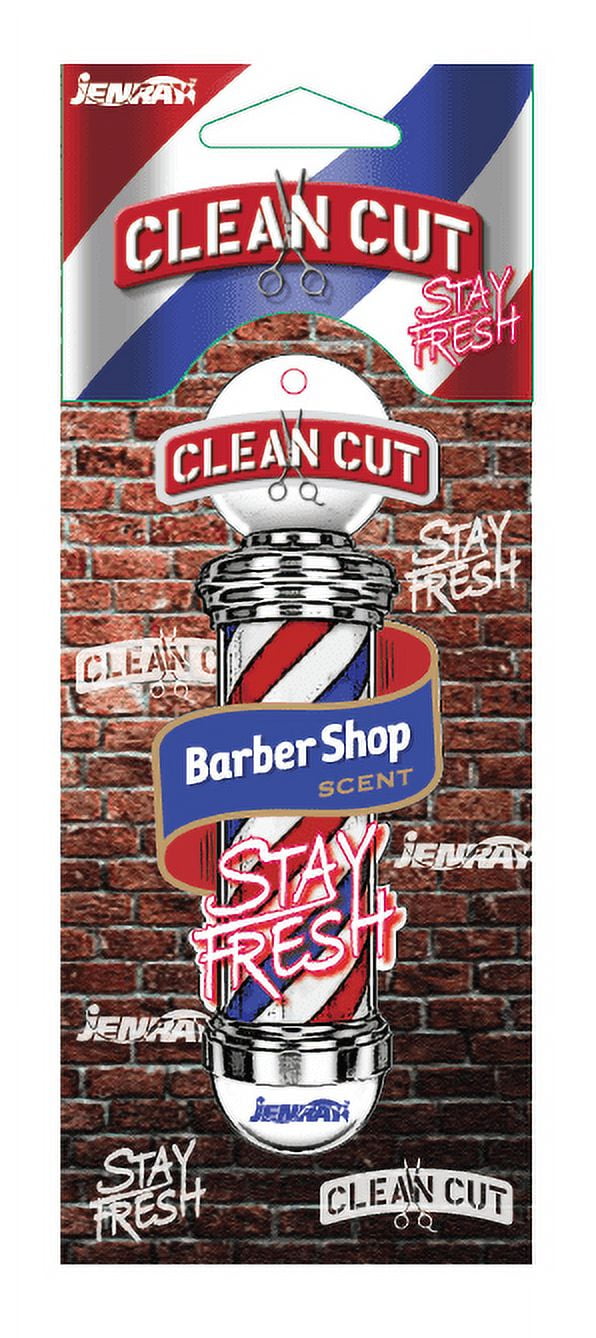 Barber Shop Clean Cut Car Air Freshener 12/ct by Jenray
