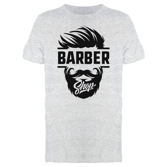 Barber Shop Design T-Shirt Men -Image by Shutterstock, Male x-Large